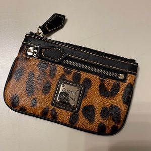 NWOT Doony & Bourke Leopard Coin Purse